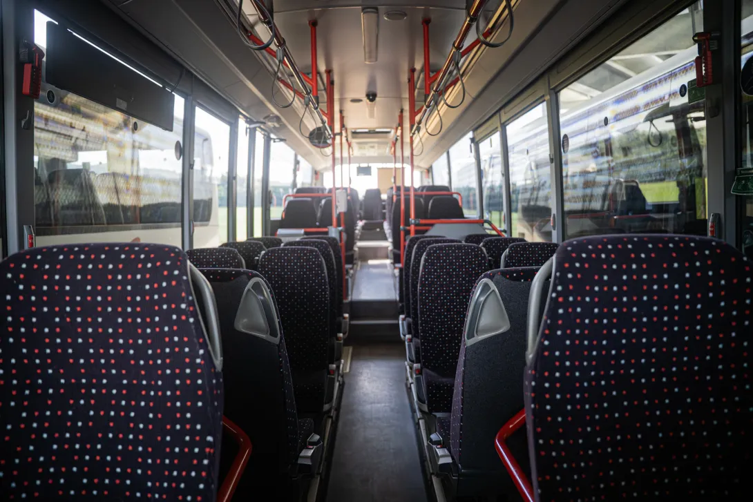 Intérieur autobus de ligne Erny Wewer